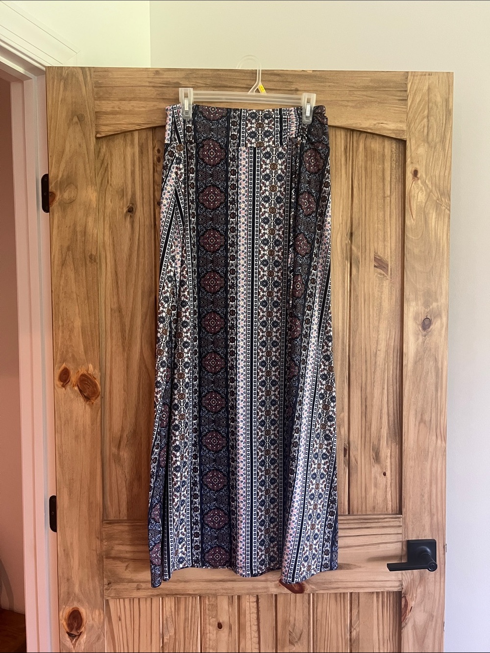 Joe B Striped Boho Maxi Skirt